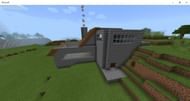modern stone brick home: Image via Mojang